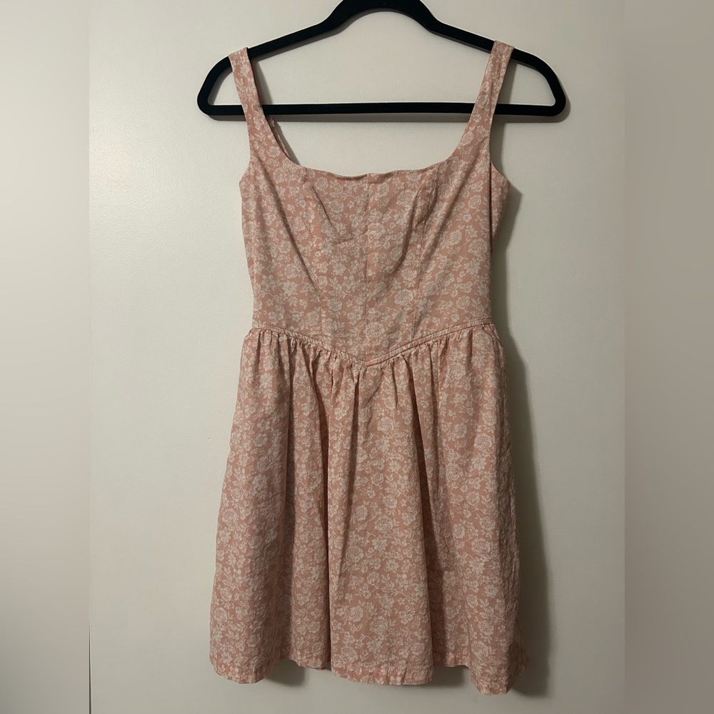 Trixxi Blush Floral Mini Dress